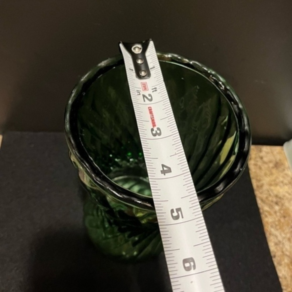 Vintage Randall Vase Green Swirl Pattern 8” - Picture 6 of 15
